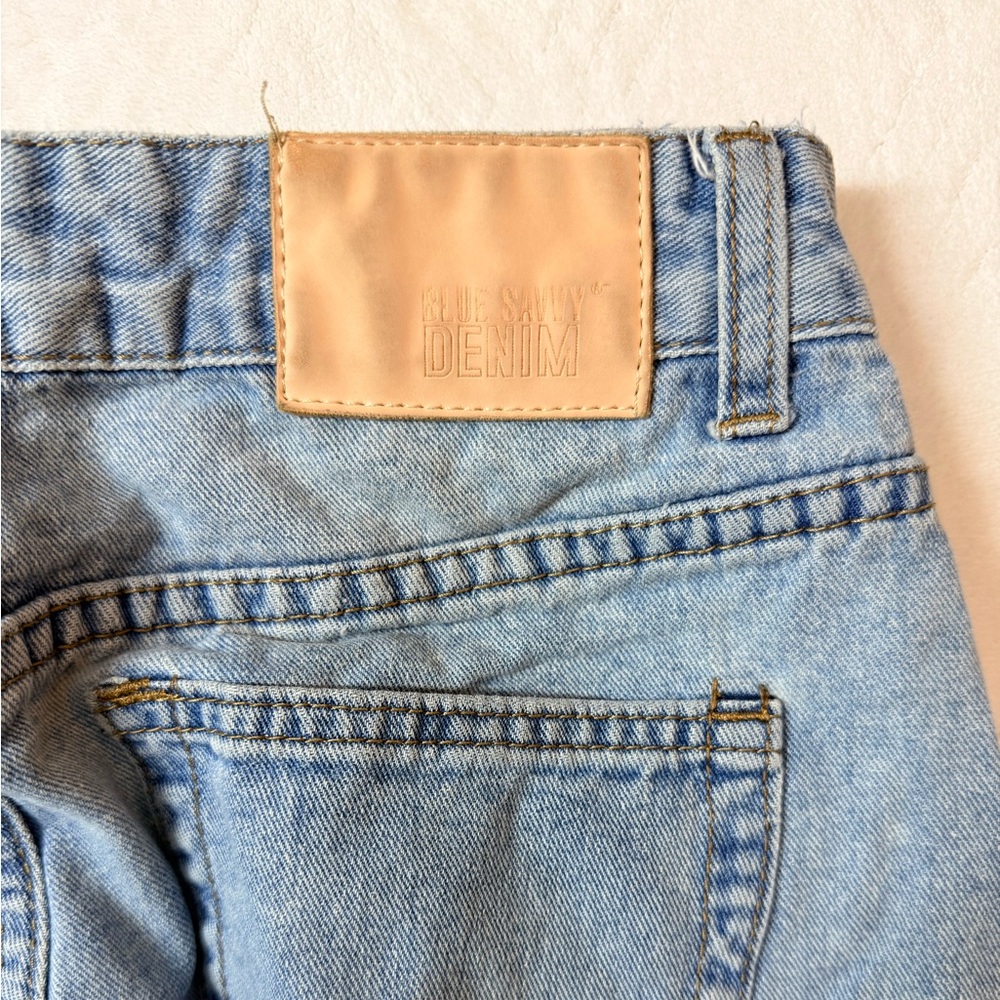 Blue Savvy Denim Women’s Size 3/26  Straight Ankle Jeans Mom High Rise Loose - Picture 6 of 10